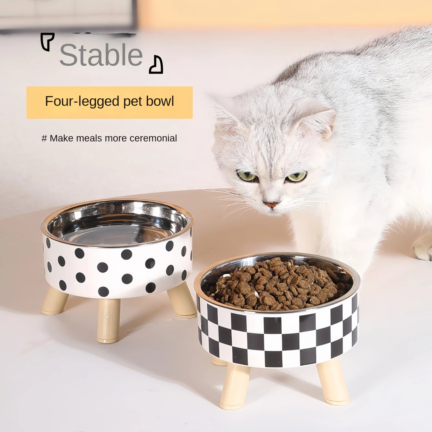 PawfectPets™ Elevated Cats Feeder Bowl