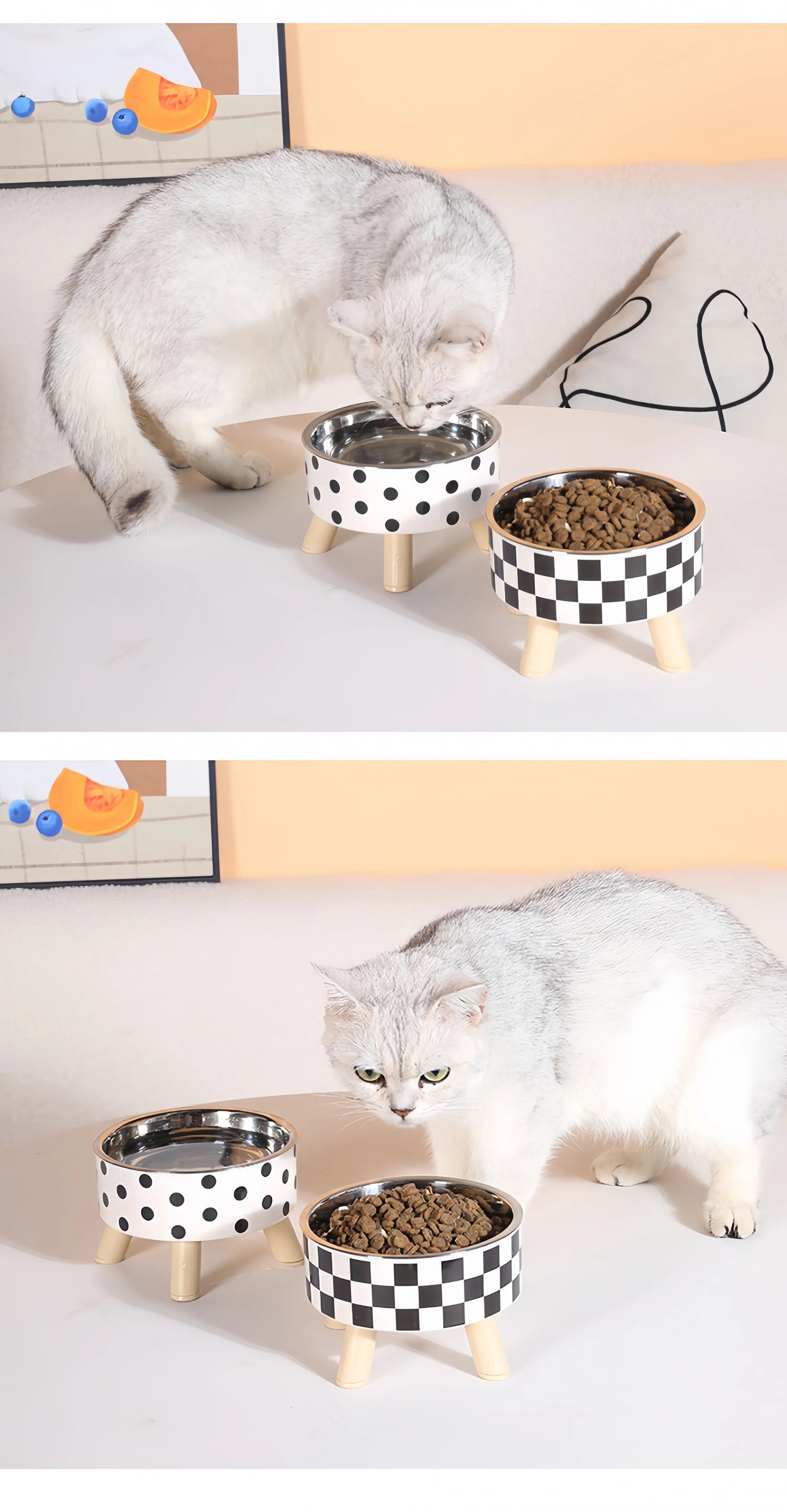 PawfectPets™ Elevated Cats Feeder Bowl